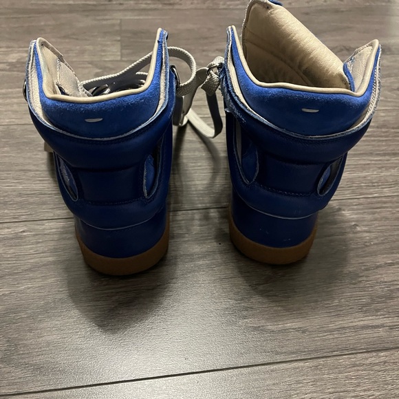 MAISON MARGIELA women’s blue high top sneakers - Picture 6 of 7